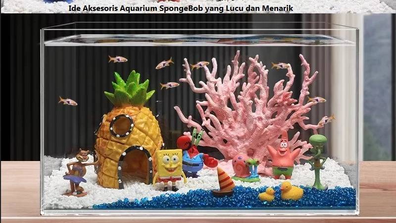 Aksesoris Aquarium SpongeBob
